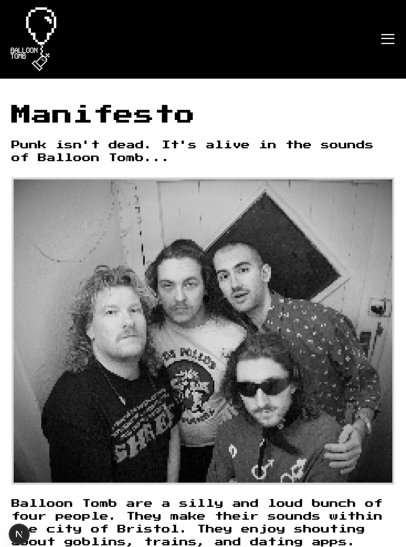 Manifesto Page